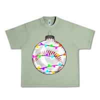 Oil Green Christmas baseball Urban Heavy Tee - RanaPortraitStore
