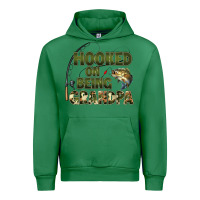 Emerald fish lures hooked on being grandpa Urban Hoodie - Artiststas
