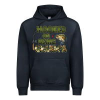 Navy fish lures hooked on being grandpa Urban Hoodie - Artiststas