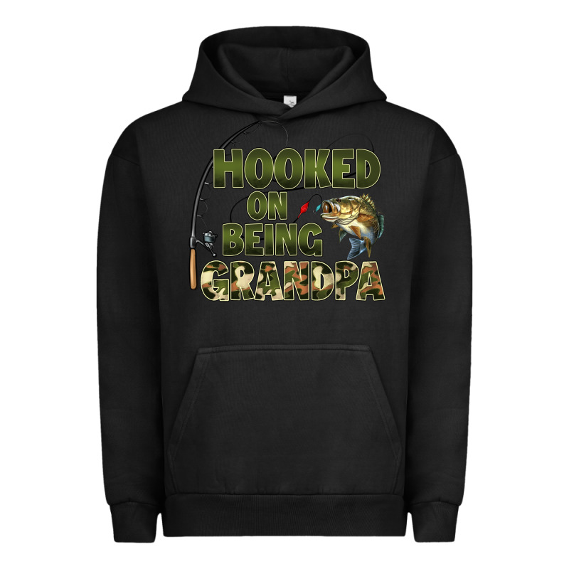 Fish Lures Hooked On Being Grandpa Urban Hoodie by Artiststas | Teevron