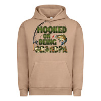 Pigment Burro fish lures hooked on being grandpa Urban Hoodie - Artiststas