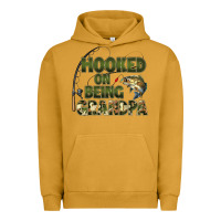 Pigment Peanut Butter fish lures hooked on being grandpa Urban Hoodie - Artiststas