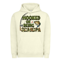 Pigment Pistachio fish lures hooked on being grandpa Urban Hoodie - Artiststas