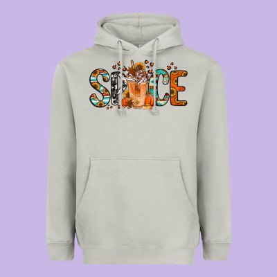 Pumpkin Spice Latte Heavyweight Hoodie Designed By Jasminsmagicworld