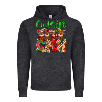 Vintage Black cousin crew christmas deer Vintage Hoodie - MaliasSmallBusiness