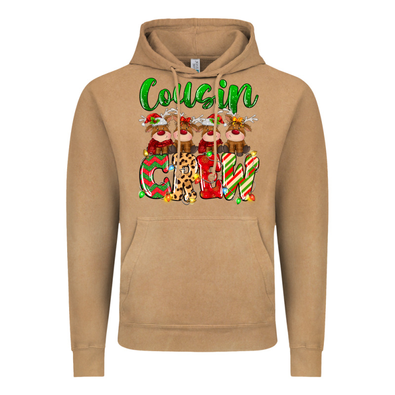 Cousin Crew Christmas Deer Vintage Hoodie by MaliasSmallBusiness | Teevron