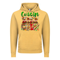 Vintage Mustard cousin crew christmas deer Vintage Hoodie - MaliasSmallBusiness