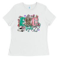 White ekg tech Ladies Tee - AdoDesignShop