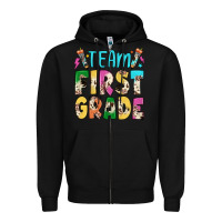 Black team first grade Zipper Hoodie - JahusDesignShop