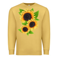 Antique Gold treetops sunflower Premium Sweatshirt - LillyAllenDesigns