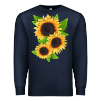 Navy treetops sunflower Premium Sweatshirt - LillyAllenDesigns