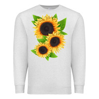 Oatmeal Heather treetops sunflower Premium Sweatshirt - LillyAllenDesigns