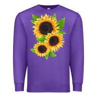 Purple treetops sunflower Premium Sweatshirt - LillyAllenDesigns