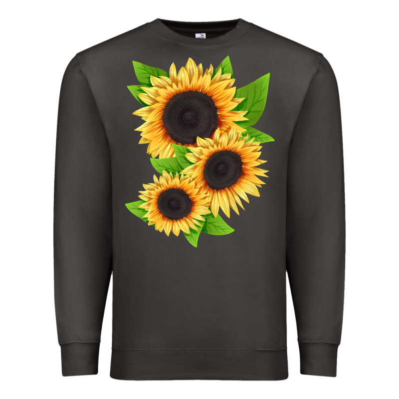 Treetops Sunflower Premium Sweatshirt by LillyAllenDesigns | Teevron