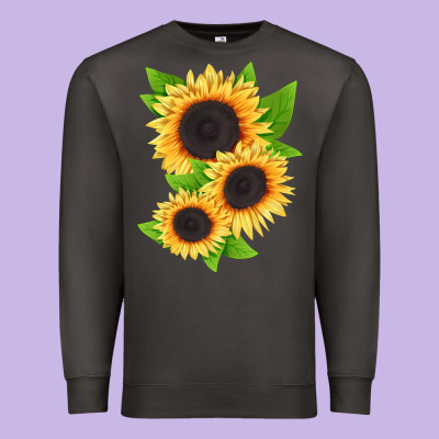 Treetops Sunflower Premium Sweatshirt Designed By Lillyallendesigns