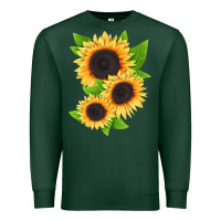 Sports Green treetops sunflower Premium Sweatshirt - LillyAllenDesigns