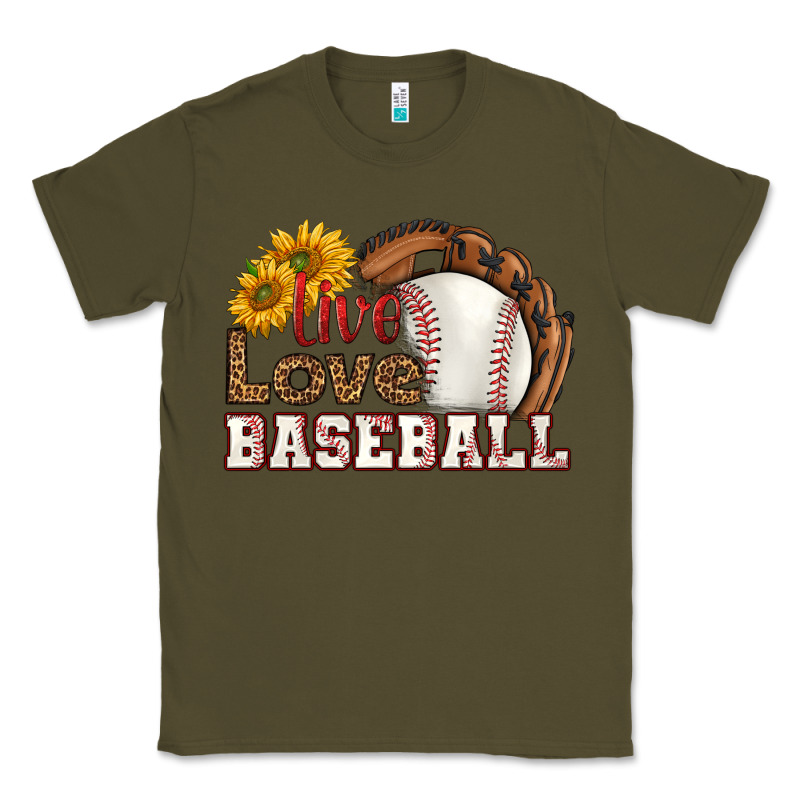 Live Love Baseball Classic Tee by HRA Design Shop | Teevron