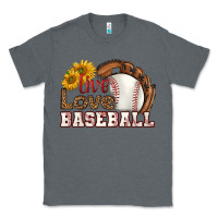 Charcoal Heather live love baseball Classic Tee - HRA Design Shop