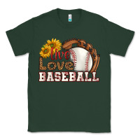 Sports Green live love baseball Classic Tee - HRA Design Shop
