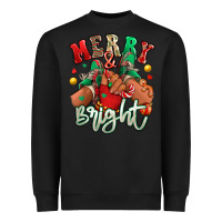 Black merry and bright black kid sneakers Heavyweight Sweatshirt - RanaPortraitStore