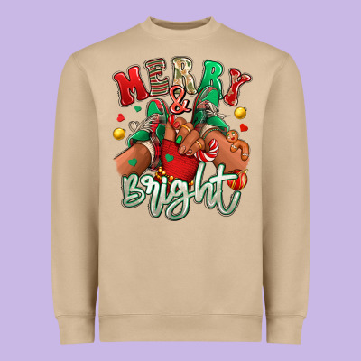 Heavyweight Sweatshirt merry and bright black kid sneakers
