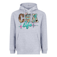Heather Grey western nurse cna life Heavyweight Hoodie - BarkalooDesign