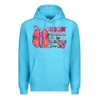 Ocean Blue crocin' around the christmas tree Premium Hoodie - MaliasSmallBusiness
