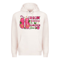 Pale Pink crocin' around the christmas tree Premium Hoodie - MaliasSmallBusiness
