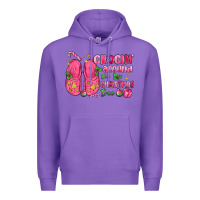 Purple crocin' around the christmas tree Premium Hoodie - MaliasSmallBusiness