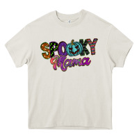 Cream spooky mama Heavy Core Tee - SublimationCraftShop