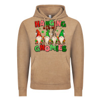 Vintage Coffee hanging with my gnomies Vintage Hoodie - MaliasSmallBusiness