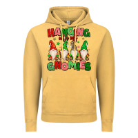 Vintage Mustard hanging with my gnomies Vintage Hoodie - MaliasSmallBusiness