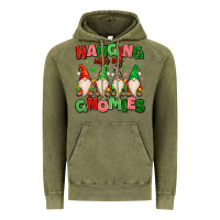 Vintage Olive hanging with my gnomies Vintage Hoodie - MaliasSmallBusiness