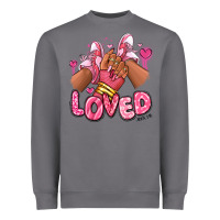 Storm loved valentine's day afro girl sneakers Heavyweight Sweatshirt - RanaPortraitStore