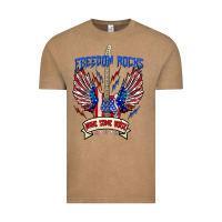 Vintage Coffee freedom rocks make some noise Vintage Tee - texasbilliewilder