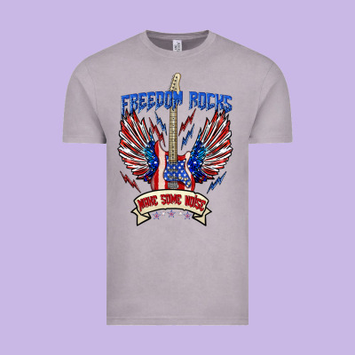 Vintage Tee freedom rocks make some noise