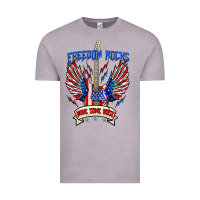 Vintage Zinc freedom rocks make some noise Vintage Tee - texasbilliewilder