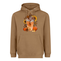 Pumpkin Spice Ice Latte Heavyweight Hoodie | Teevron