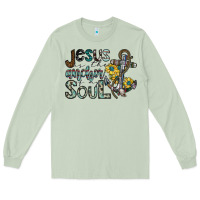 Matcha jesus is the anchor of my soul Long Sleeve Tee - SublimationCraftShop