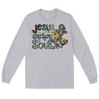 Moon Dust jesus is the anchor of my soul Long Sleeve Tee - SublimationCraftShop