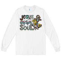 White jesus is the anchor of my soul Long Sleeve Tee - SublimationCraftShop