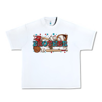 White brother baseball Urban Heavy Tee - Zillion Design Studio