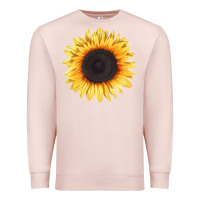 Pale Pink treetops sunflower Premium Sweatshirt - LillyAllenDesigns