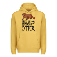 Antique Gold this is my significant otter Premium Hoodie - Bettercallsaul
