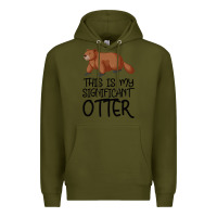 Army Green this is my significant otter Premium Hoodie - Bettercallsaul