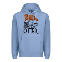 Colony Blue this is my significant otter Premium Hoodie - Bettercallsaul