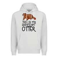 Dove Grey this is my significant otter Premium Hoodie - Bettercallsaul