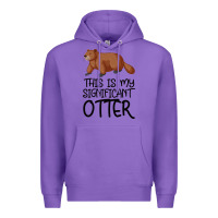 Purple this is my significant otter Premium Hoodie - Bettercallsaul