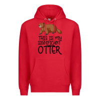 Red this is my significant otter Premium Hoodie - Bettercallsaul