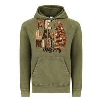 Vintage Olive melanin christmas with christmas tree Vintage Hoodie - MaliasSmallBusiness
